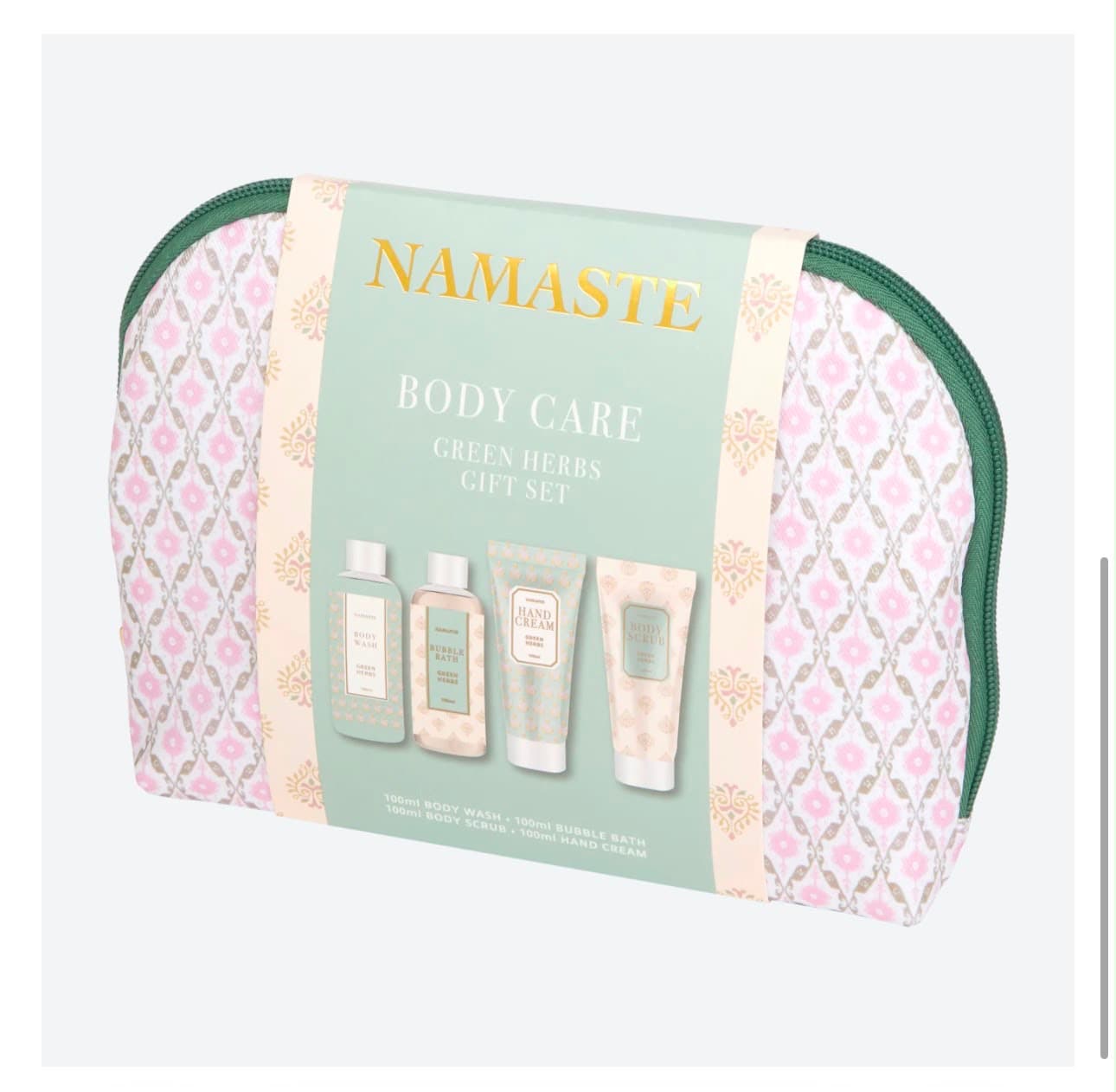 Coffret bien-être avec trousse de toilette 4 x 100 ml | Divers modèles